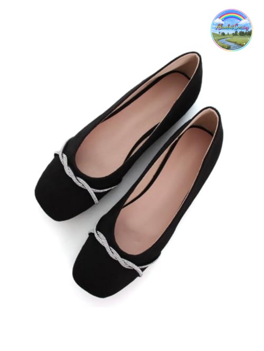 Ballet Flats Women Comfortable Square Toe Slip-On Shoes